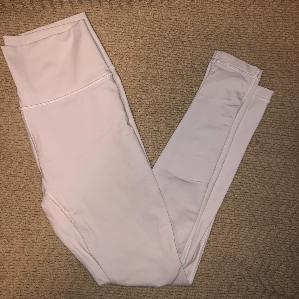 White lulu lemon long leggings